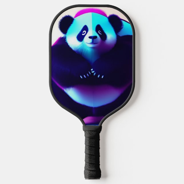 Sumo Panda The Bamboo Gnasher, Pickleball Paddle (Front)