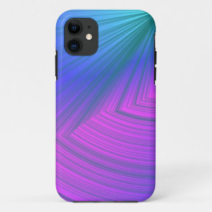 Sumo Purple and Powder Blue Curve iPhone Case