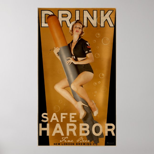 "Sumo Sized" Safe Harbour Beer Torpedo Poster (Front)