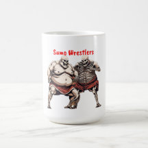 Sumo Skeleton Wrestlers In Action 