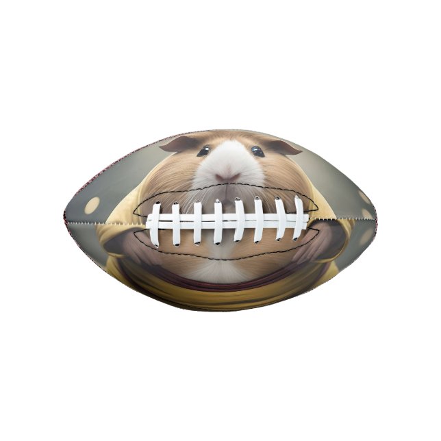 "Sumo Squeakdown: The Mighty Guinea Pig Wrestler" Football (Front)