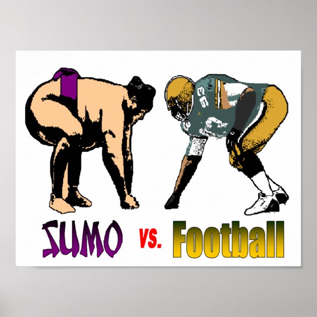 Sumo vs. Football Poster (Front)