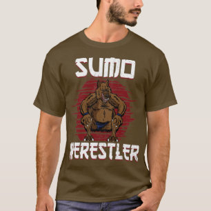 Sumo Werestler Funny Pun Halloween Sumo Wrestler W T-Shirt