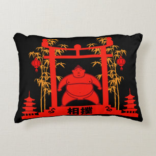 Sumo Wrestler Decorative Cushion