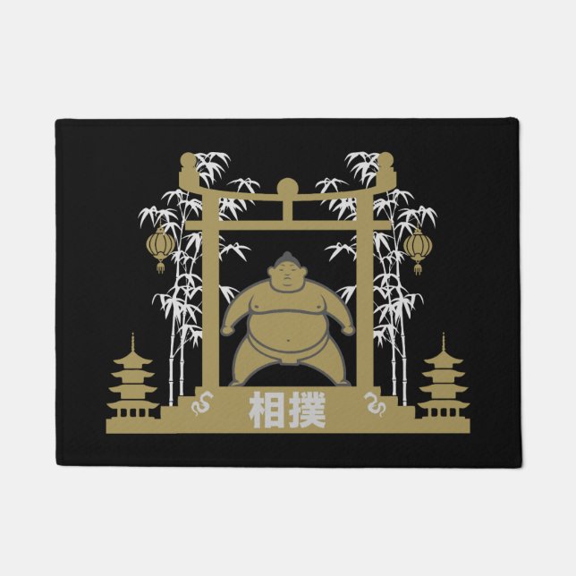 Sumo Wrestler Doormat (Front)