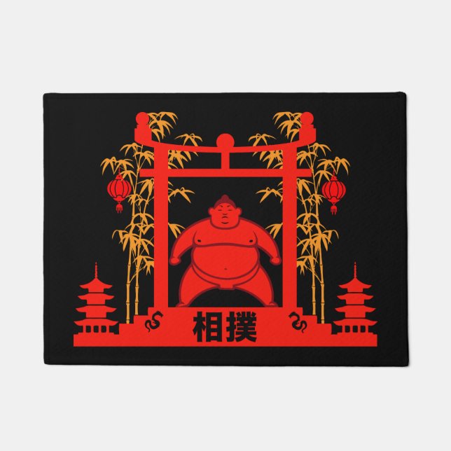 Sumo Wrestler Doormat (Front)