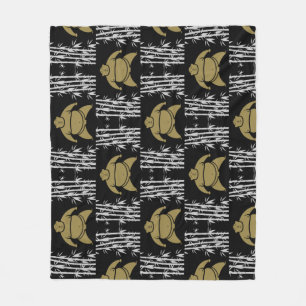 Sumo Wrestler Fleece Blanket