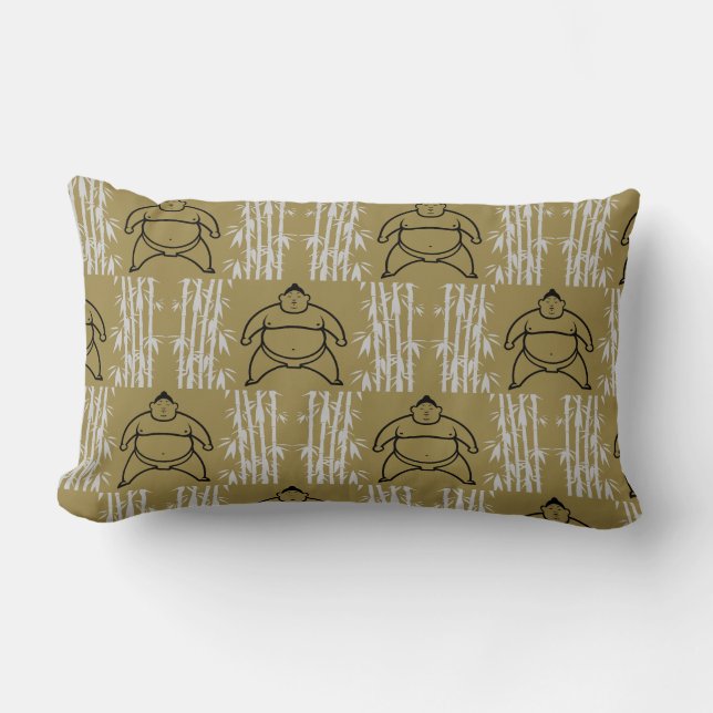 Sumo Wrestler Lumbar Cushion (Front)
