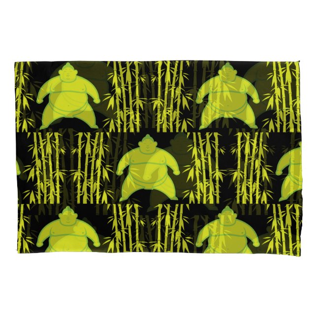 Sumo Wrestler Pillowcase (Front-Left)