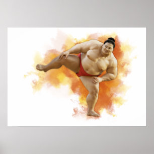 SUMO Wrestler Poster