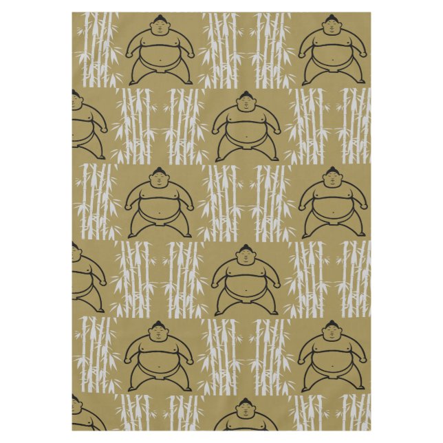 Sumo Wrestler Tablecloth (Front)