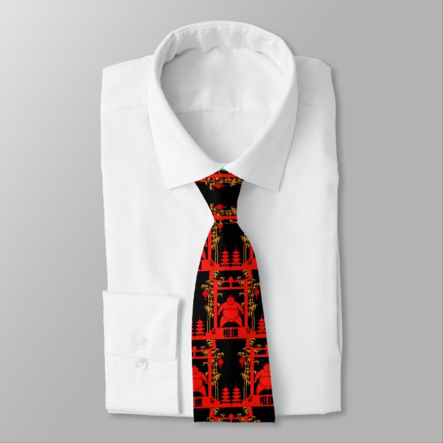 Sumo Wrestler Tie (Tied)