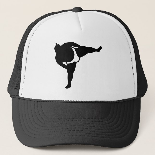 Sumo wrestler trucker hat (Front)