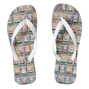 "Sumo Wrestlers (1852) Flip Flops" Jandals