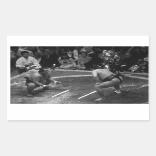 SUMO Wrestling Rectangular Sticker