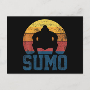 Sumo Wrestling Sumo Wrestler Vintage Postcard