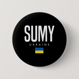 Sumy Ukraine  6 Cm Round Badge