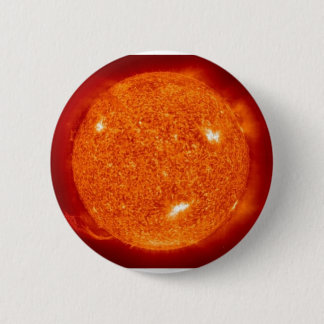 sun 6 cm round badge
