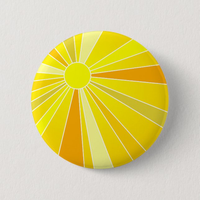 Sun 6 Cm Round Badge (Front)