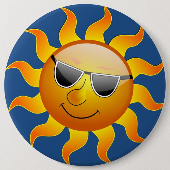 SUN 6 CM ROUND BADGE (Front)