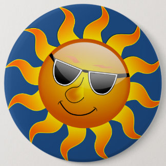 SUN 6 CM ROUND BADGE