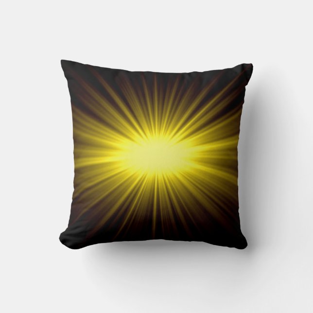 Sun Abstract Art 2 Cushion (Front)