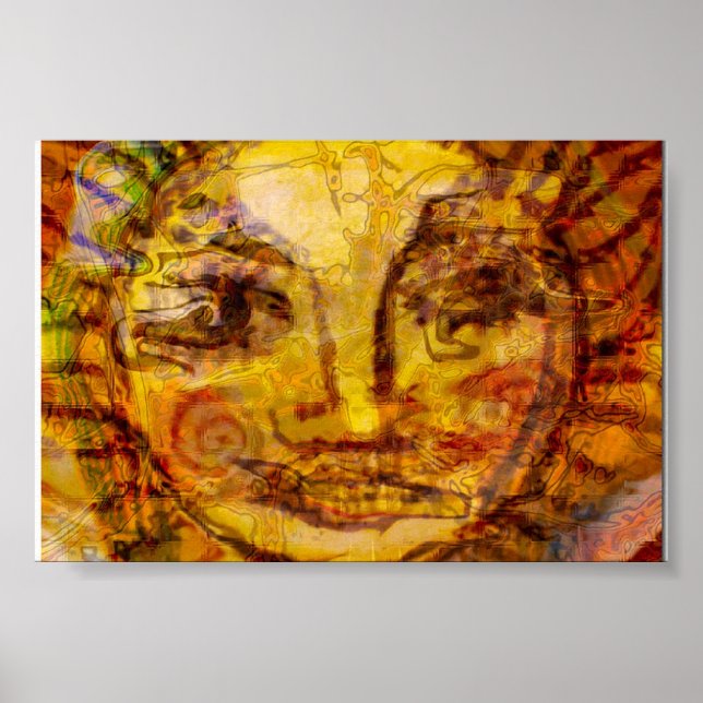 Sun Abstract Poster (Front)