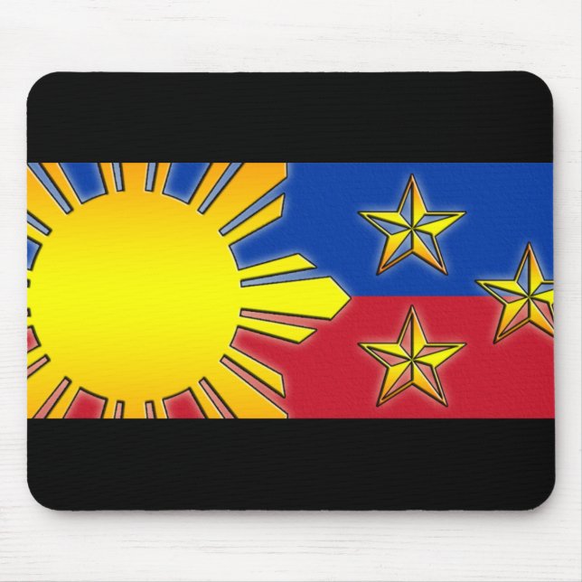 Sun and 3 Stars Mouse Pad (Front)