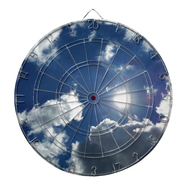 sun and clouds dartboard (Front)