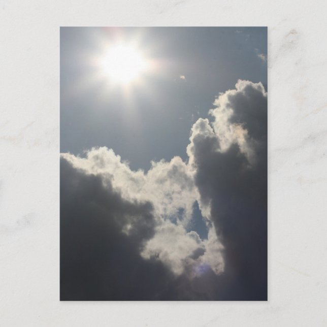 Sun and clouds postcard (Front)