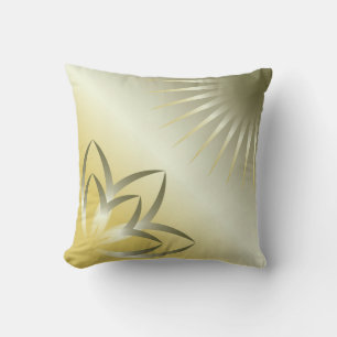 sun and flower cushion