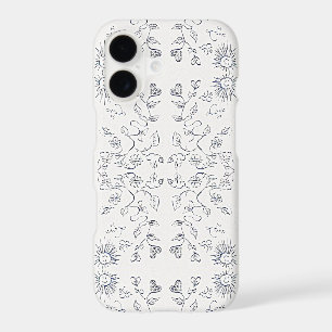 Sun And Flowers Pattern