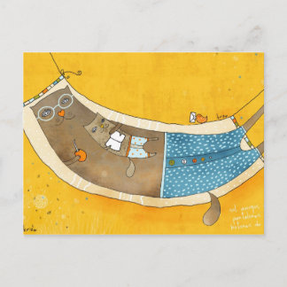 Sun and Friends Postcard by Krize