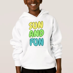 Sun And Fun Kids Pullover Hoodie