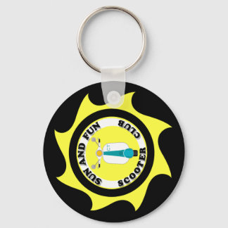 SUN AND FUN LOGO KEYCHAIN (BLACK)