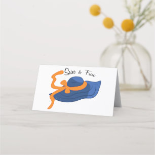 Sun And Fun Place Card