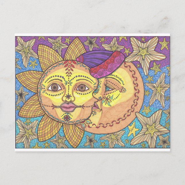 Sun and Moon 2 Postcard (Front)
