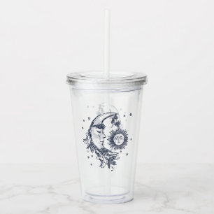 Sun and Moon Acrylic Tumbler