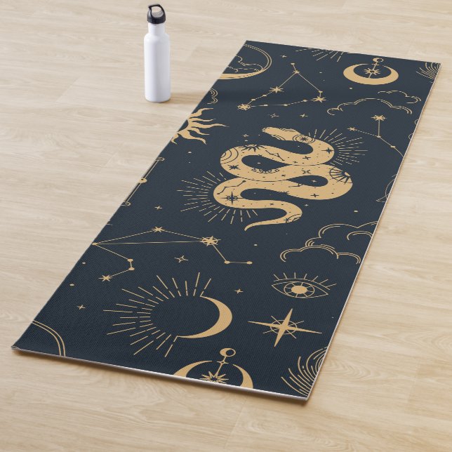 Sun and Moon -Astronomy Witch Yoga Mat (In Situ)