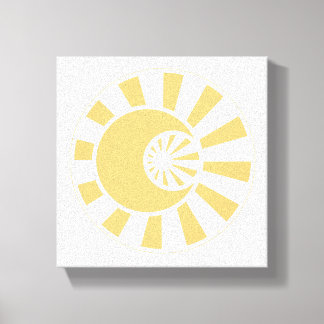 Sun and Moon Canvas Print