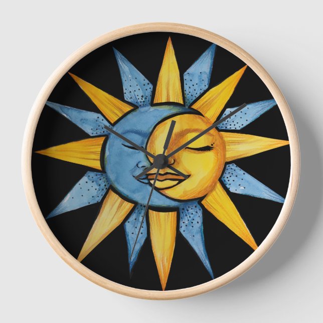 Sun and Moon                                       Clock (Front)