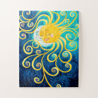 Sun and Moon Fantasy Art Puzzle