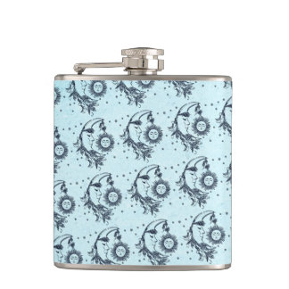 Sun and Moon Hip Flask