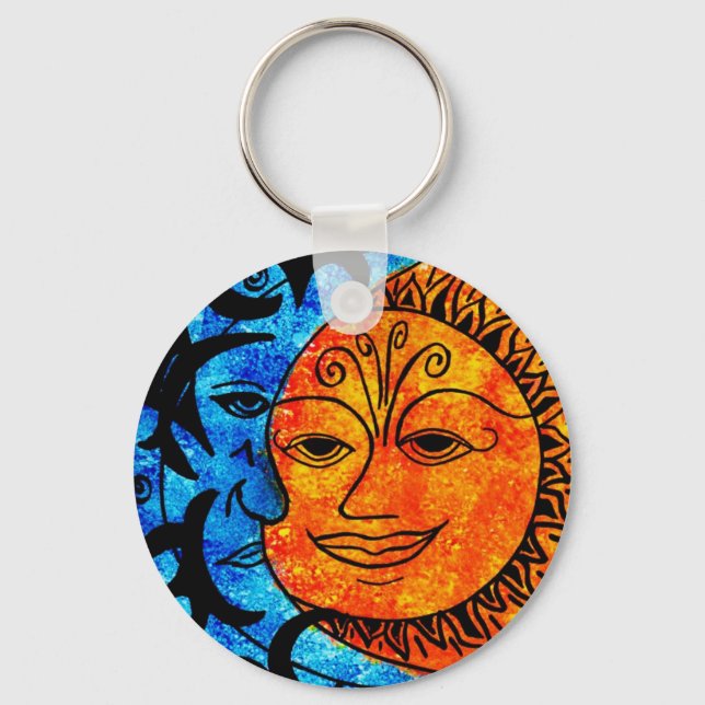 Sun and Moon Key Ring (Front)