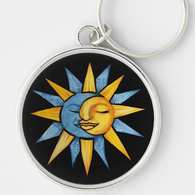 Sun and Moon                                       Key Ring (Front)