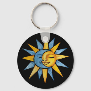 Sun and Moon                                       Key Ring