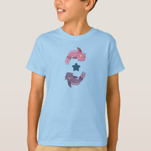 Sun and Moon Koi Fish Celestial Pisces Art T-Shirt