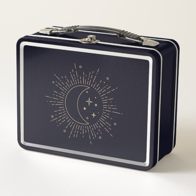 Sun and Moon Metal Lunch Box (Front)