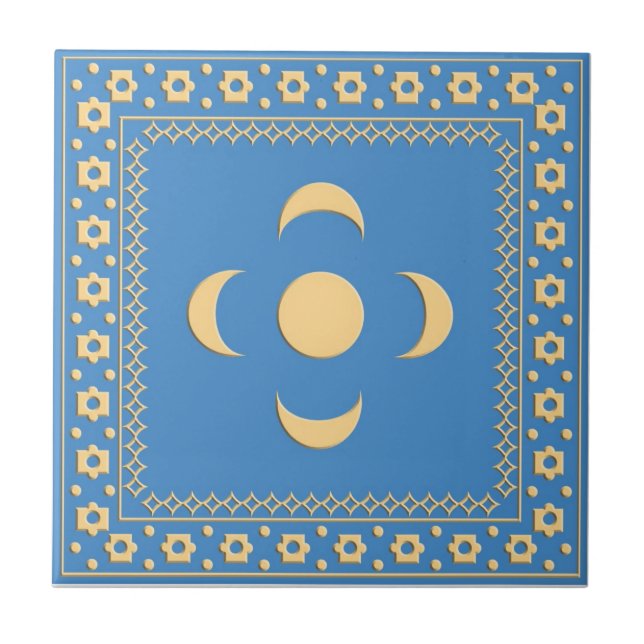 Sun and Moon Mosaic Tile (Front)
