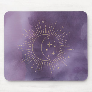 Sun and Moon Mouse Pad